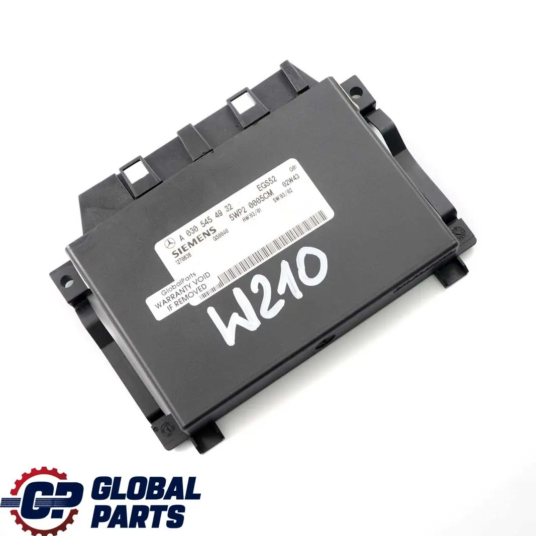 Mercedes-Benz E W210 Estate CDI Gearbox Control Module Unit ECU to with Part number A0305454932 Mercedes-Benz E W210 Estate CDI Gearbox Control Module Unit ECU - SKU A0305454932 - Part number A0305454932