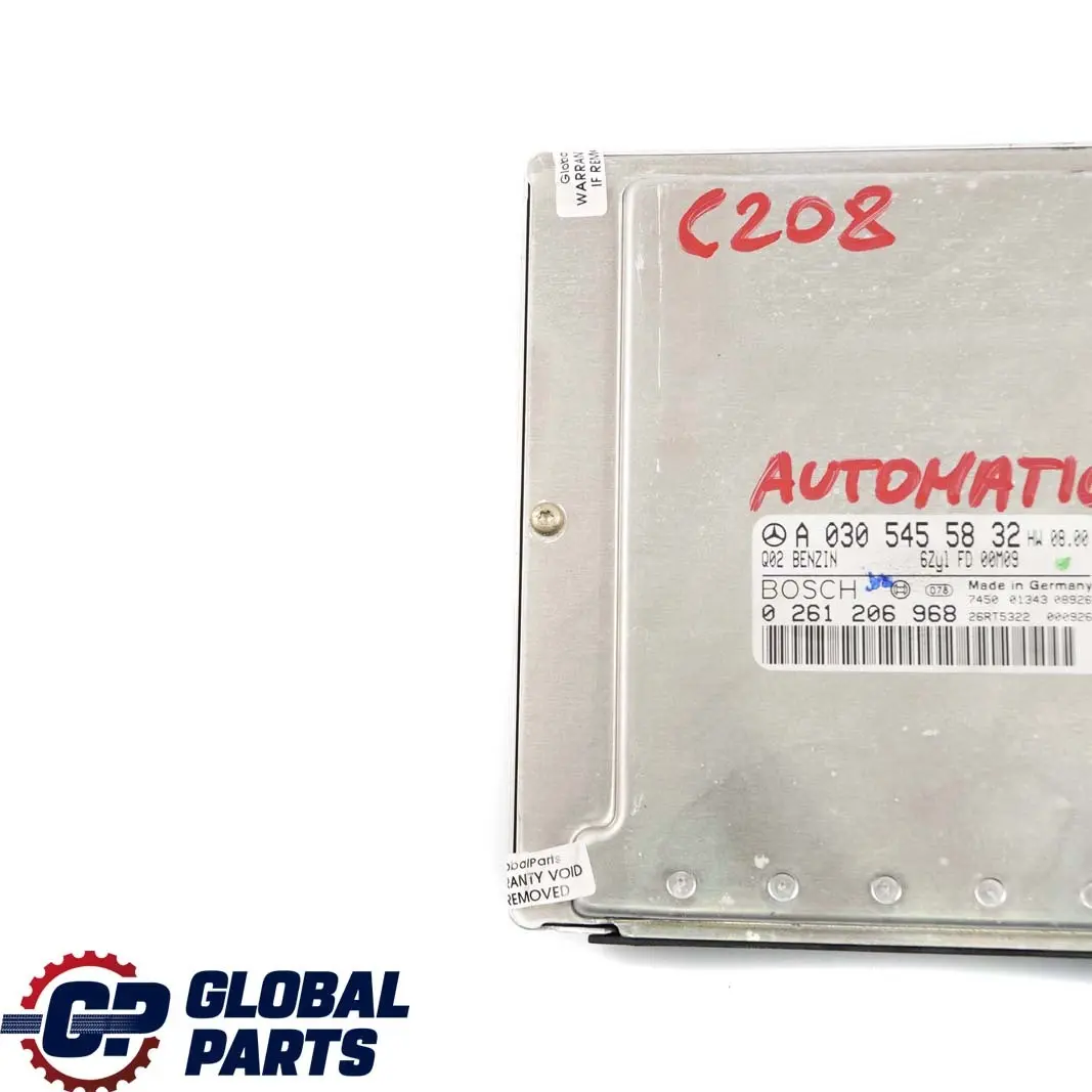 Mercedes-Benz W202 W203 W208 W210 Engine Control Unit Module ECU to with Part number A0305455832 Mercedes-Benz W202 W203 W208 W210 Engine Control Unit Module ECU - SKU A0305455832 - Part number A0305455832