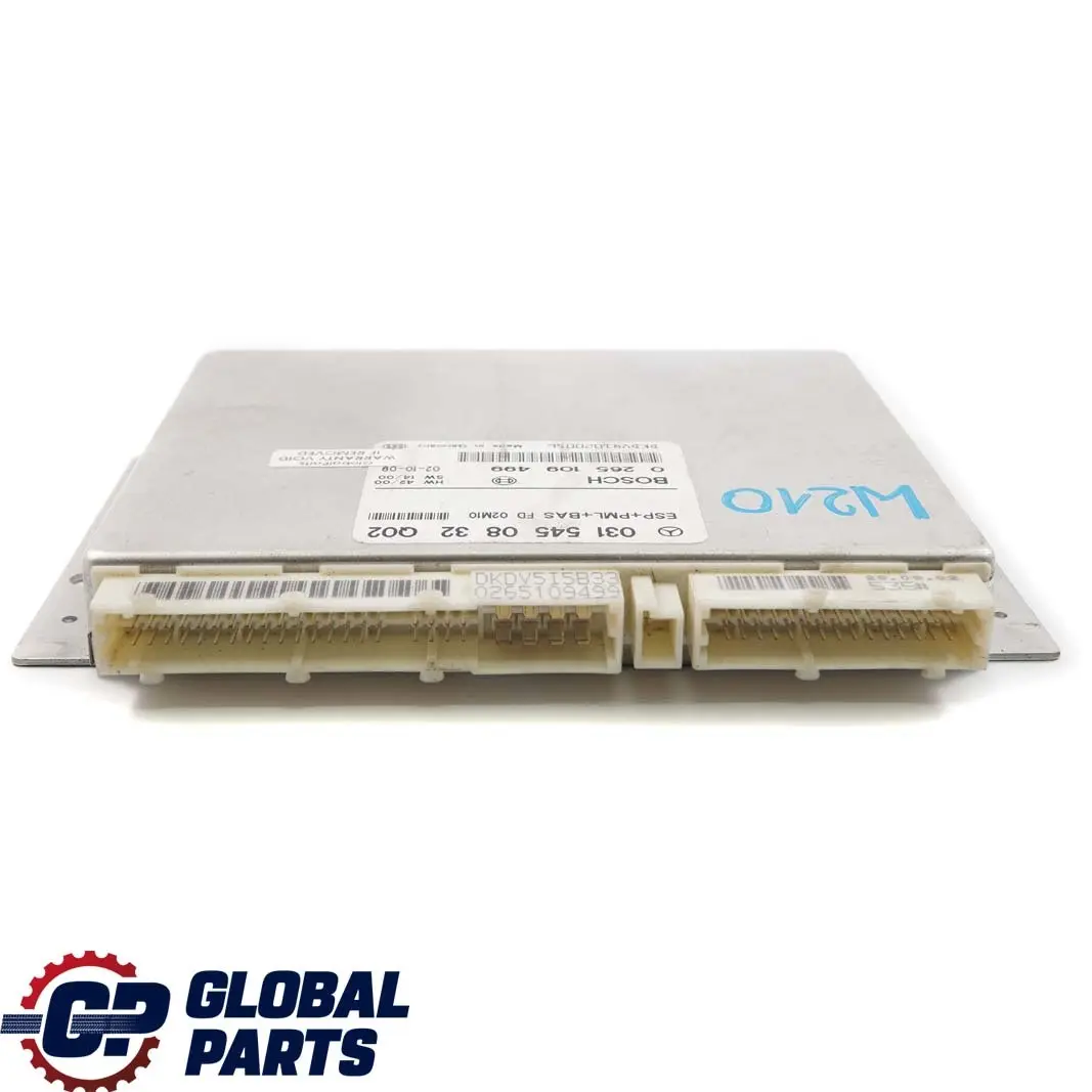 Mercedes-Benz E-Klasse W210 ESP PML BAS Steuergerät ECU Modul für mit Teilenummer A0315450832 Mercedes-Benz E-Klasse W210 ESP PML BAS Steuergerät ECU Modul - SKU A0315450832 - Teilenummer A0315450832