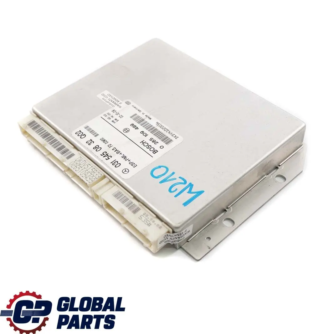 Mercedes-Benz E-Class W210 ESP PML BAS Control Unit Module ECU to with Part number A0315450832 Mercedes-Benz E-Class W210 ESP PML BAS Control Unit Module ECU - SKU A0315450832 - Part number A0315450832