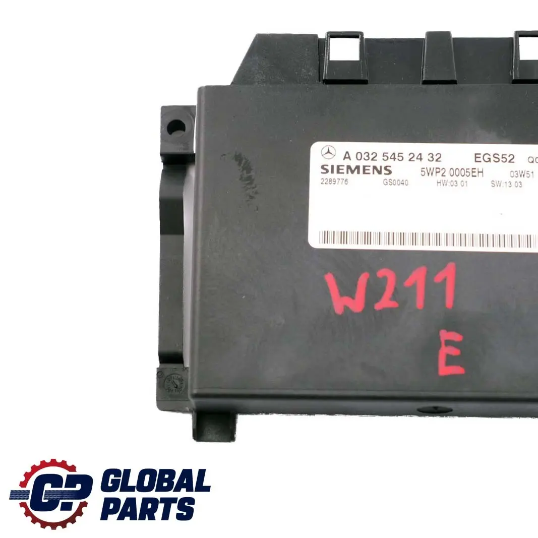 Mercedes-Benz E-Klasse W211 Automatikgetriebe Steuergerät ECU für mit Teilenummer A0325452432 Mercedes-Benz E-Klasse W211 Automatikgetriebe Steuergerät ECU - SKU A0325452432 - Teilenummer A0325452432