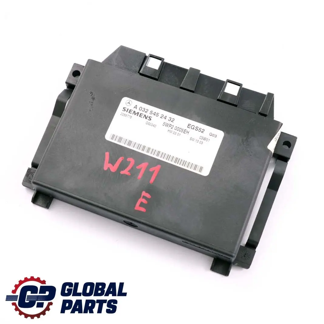 Mercedes-Benz E-Class W211 Automatic Transmission Control Unit Module ECU to with Part number A0325452432 Mercedes-Benz E-Class W211 Automatic Transmission Control Unit Module ECU - SKU A0325452432 - Part number A0325452432