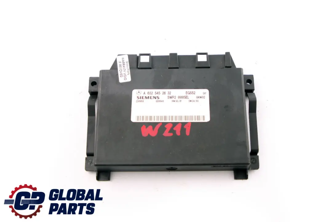 E220 CDI E320 CDI Gearbox Transmission Control Unit ECU to Mercedes E-Class W211 with Part number A0325452632 Mercedes E-Class W211 E220 CDI E320 CDI Gearbox Transmission Control Unit ECU - SKU A0325452632 - Part number A0325452632