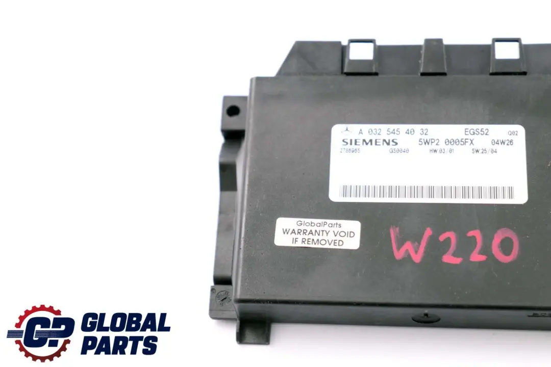 Mercedes-Benz S CLKlasse W220 C215 Automatikgetriebe Steuergerät für mit Teilenummer A0325454032 Mercedes-Benz S CLKlasse W220 C215 Automatikgetriebe Steuergerät - SKU A0325454032 - Teilenummer A0325454032