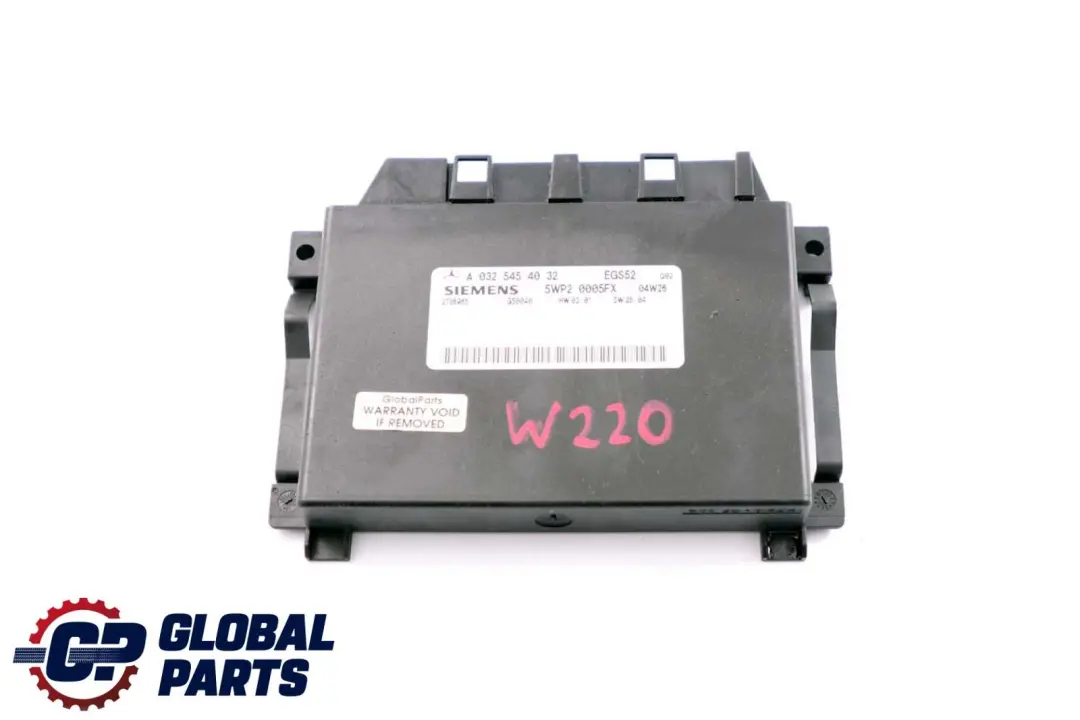 Mercedes-Benz S CL Class W220 C215 Gearbox Transmission Control to with Part number A0325454032 Mercedes-Benz S CL Class W220 C215 Gearbox Transmission Control - SKU A0325454032 - Part number A0325454032