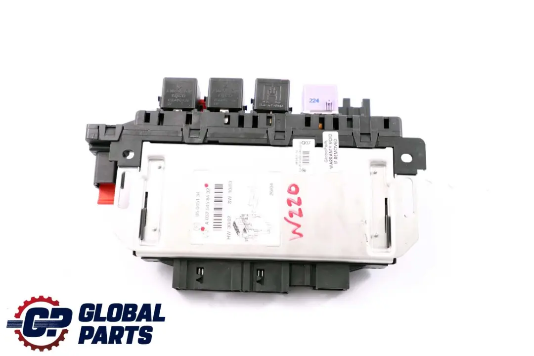 Class C215 W220 Sam Control Module Fuse Box Unit Rear to Mercedes CL S with Part number A0325458432 Mercedes CL S Class C215 W220 Sam Control Module Fuse Box Unit Rear - SKU A0325458432 - Part number A0325458432