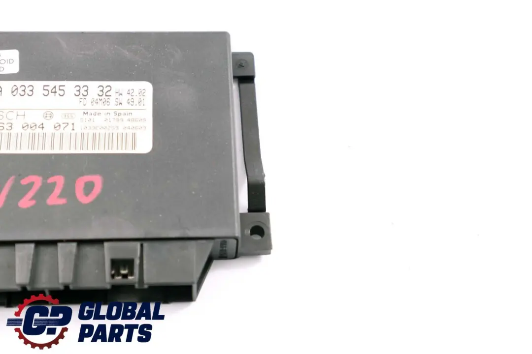 Parking Sensor Distance Control Module to Mercedes CL S C215 W220 with Part number A0335453332 Mercedes CL S C215 W220 Parking Sensor Distance Control Module - SKU A0335453332 - Part number A0335453332