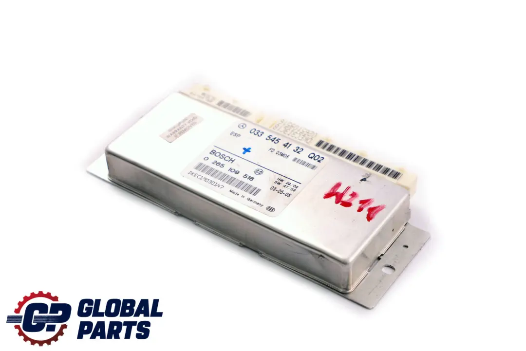 ESP PML Stability Control Unit Module ECU to Mercedes E-Class W211 with Part number A0335454132 Mercedes E-Class W211 ESP PML Stability Control Unit Module ECU - SKU A0335454132 - Part number A0335454132