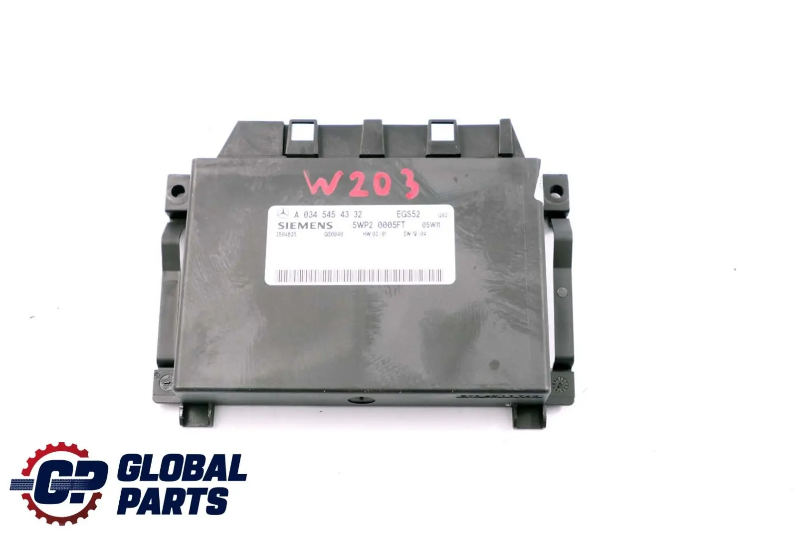 Mercedes C W203 Boîte vitesses automatique Contrôle transmission A0345454332