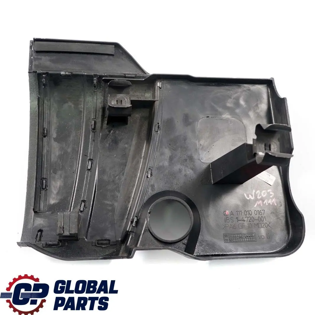 Mercedes-Benz C W203 M111 C 180 Petrol Engine Right O/S Cover Trim A1110100167 to with Part number A1110100967 Mercedes-Benz C W203 M111 C 180 Petrol Engine Right O/S Cover Trim A1110100167 - SKU A1110100967 - Part number A1110100967