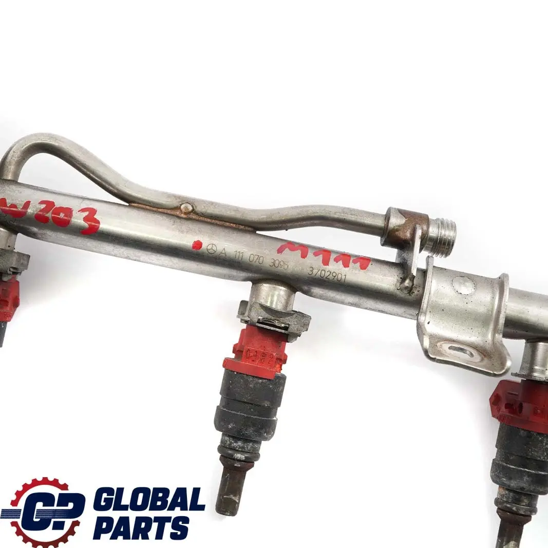 Classe C CLK W202 W203 W208 M111 Rail D'injecteur Essence pour Mercedes à propos du numéro de pièce A2710702595 Mercedes Classe C CLK W202 W203 W208 M111 Rail D'injecteur Essence - SKU A1110703095 - Numéro de pièce A2710702595