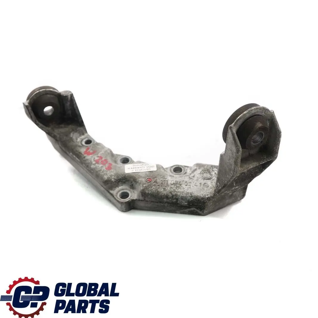 Mercedes-Benz C W203 M111 Power Steering Pump Mount Bearing Bracket to with Part number A1110940241 Mercedes-Benz C W203 M111 Power Steering Pump Mount Bearing Bracket - SKU A1110940241 - Part number A1110940241