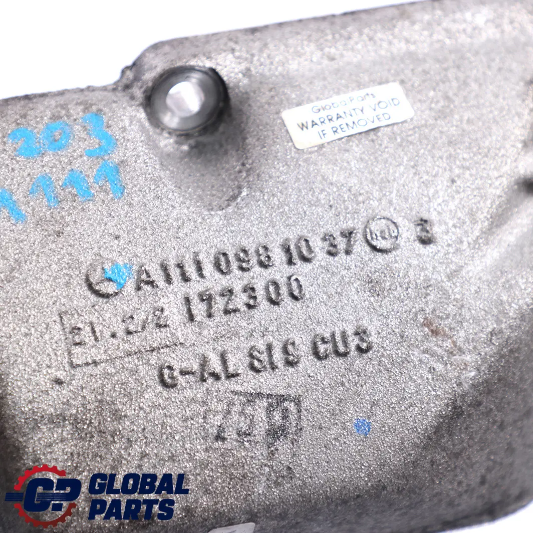 Mercedes-Benz W203 C 200 230 Kompressor M111 Supercharger Suction Nozzles  - SKU A1110981037 - Part number A1110981037