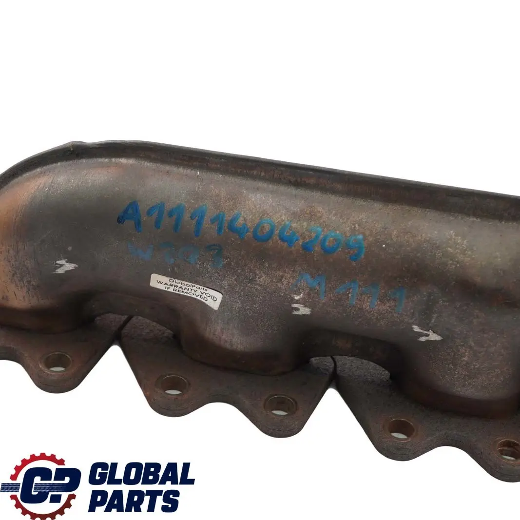  Mercedes-Benz W203 C208 W210 M111 Kompressor Auspuffkrümmer Abgaskrümmer - SKU A1111404209 - Teilenummer A1111404209