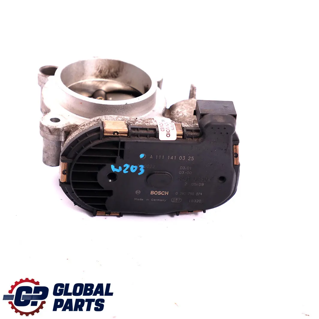  Mercedes-Benz W202 W203 M111 C 200 230 K Benzin Drosselklappe - SKU A1111410325 - Teilenummer A1111410325