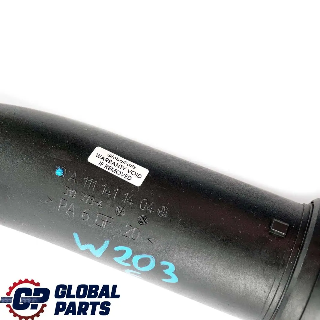 M111 Turbo Intercooler Linea De Aire Tubo Flexible para Mercedes W203 200 Kompressor con número de pieza A1111411404 Mercedes W203 200 Kompressor M111 Turbo Intercooler Linea De Aire Tubo Flexible - SKU A1111411404 - Número de pieza A1111411404