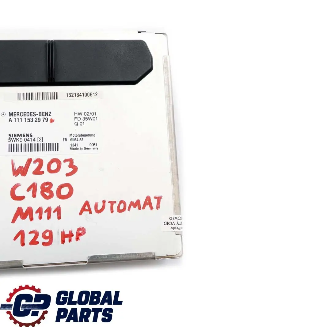  Mercedes-Benz W203 CL203 C 180 M111 Unita di Controllo Del Motore - SKU A1111532979 - Numero di parte A1111532979