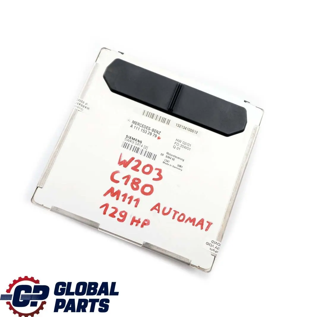 Mercedes-Benz W203 CL203 C 180 M111 Engine Control Unit Module ECU to with Part number A1111532979 Mercedes-Benz W203 CL203 C 180 M111 Engine Control Unit Module ECU - SKU A1111532979 - Part number A1111532979