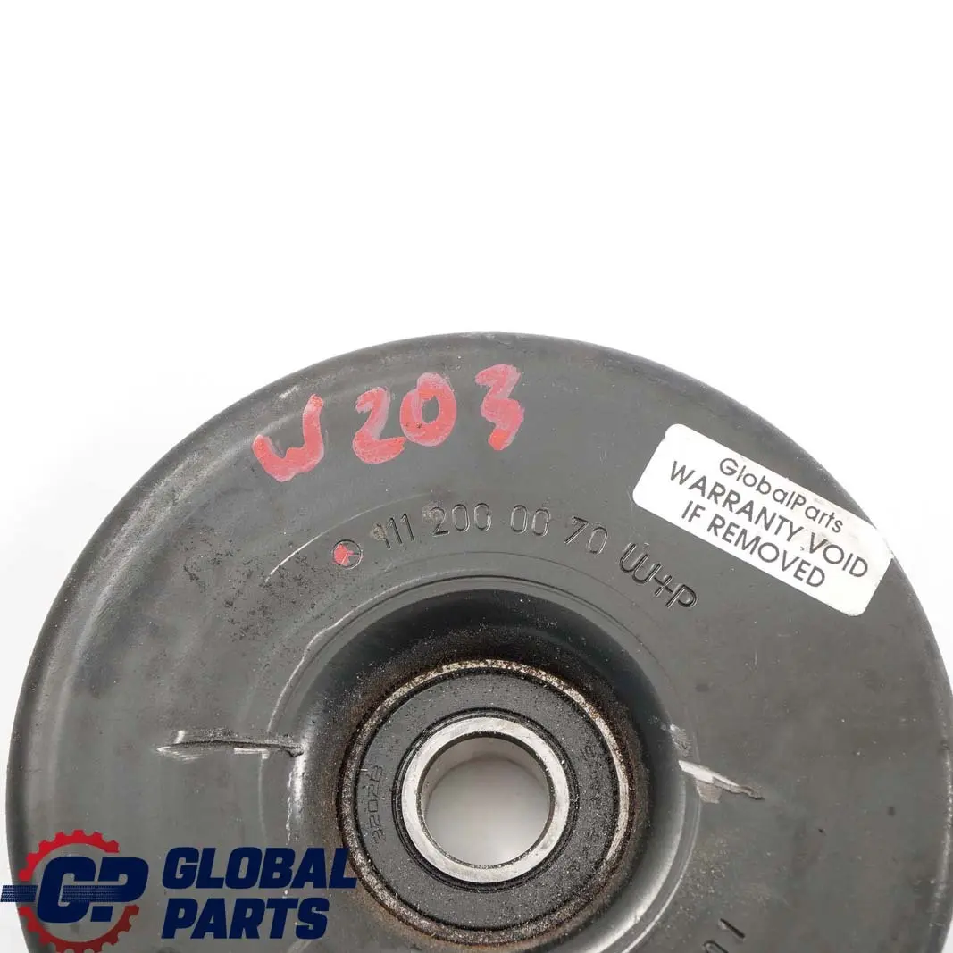 Mercedes-Benz W202 W203 W210 M111 Poulie tendeur courroie de moteur pour à propos du numéro de pièce A1112000070 Mercedes-Benz W202 W203 W210 M111 Poulie tendeur courroie de moteur - SKU A1112000070 - Numéro de pièce A1112000070