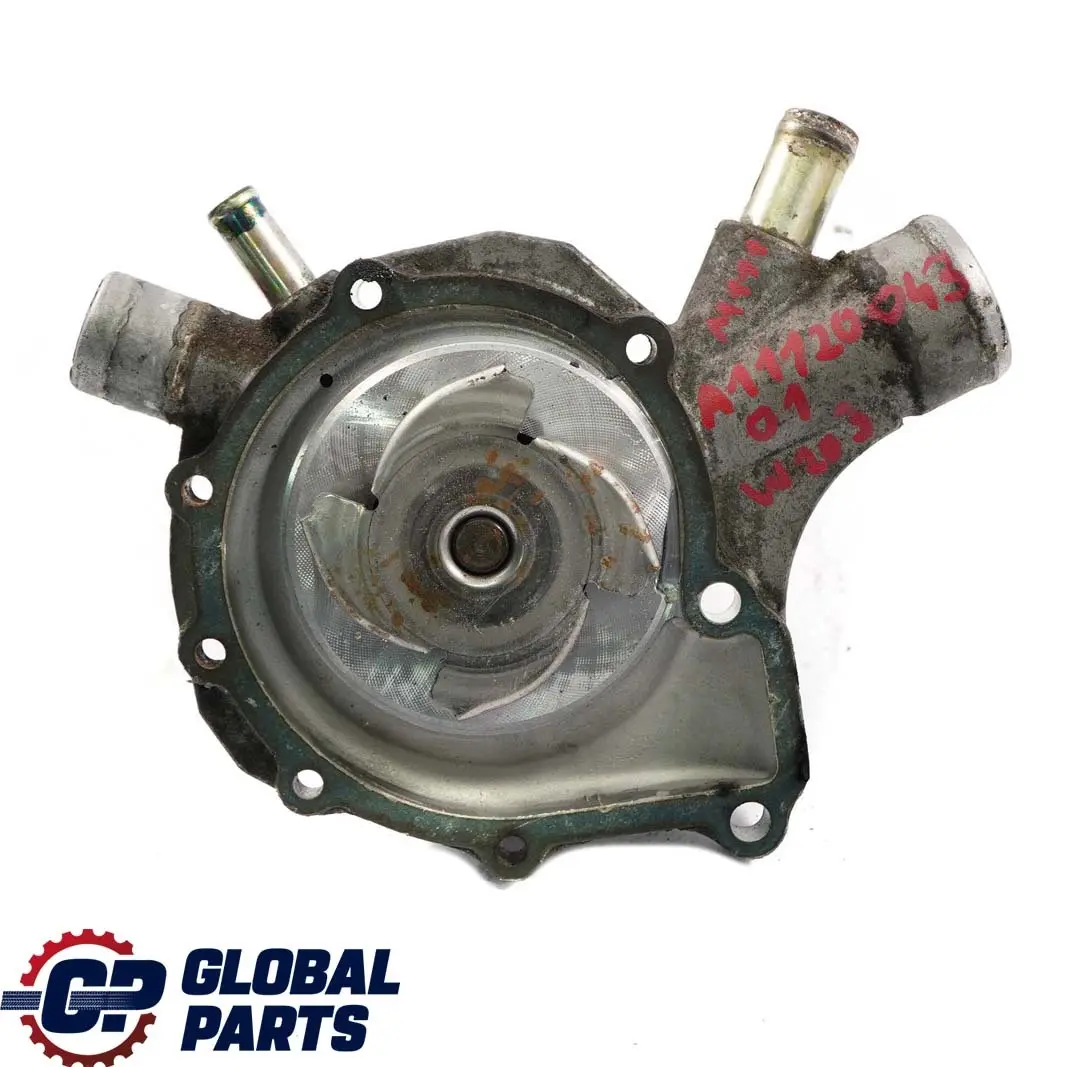 Mercedes-Benz C W203 M111 C 180 Coolant Mechanical Water Pump A1112012301 to with Part number A1112004301 Mercedes-Benz C W203 M111 C 180 Coolant Mechanical Water Pump A1112012301 - SKU A1112004301 - Part number A1112004301