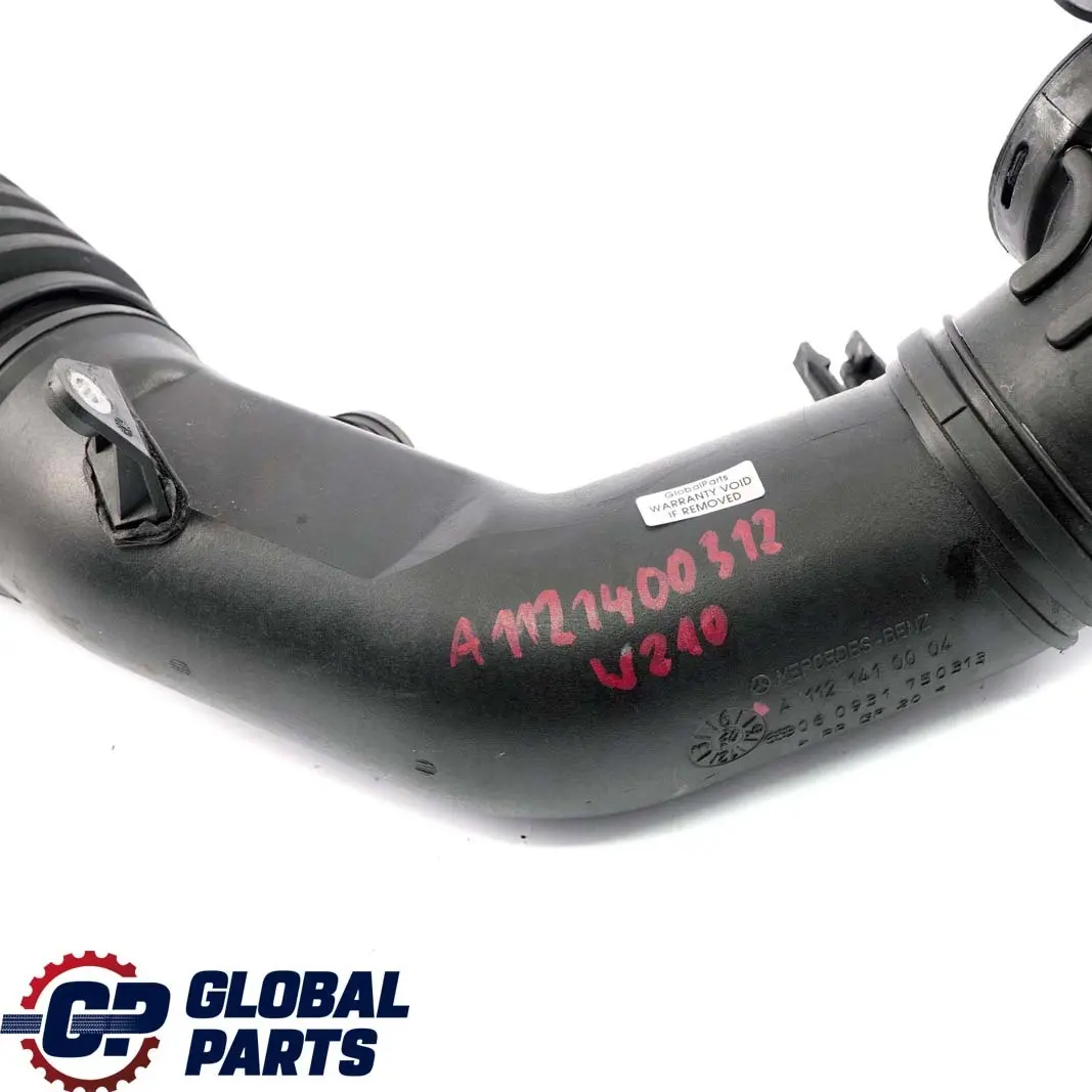 M112 Rura przewód dolot powietrza do MERCEDES E W210 o numerze A1121400312 MERCEDES E W210 M112 Rura przewód dolot powietrza - SKU A1121400312 - Numer Części A1121400312