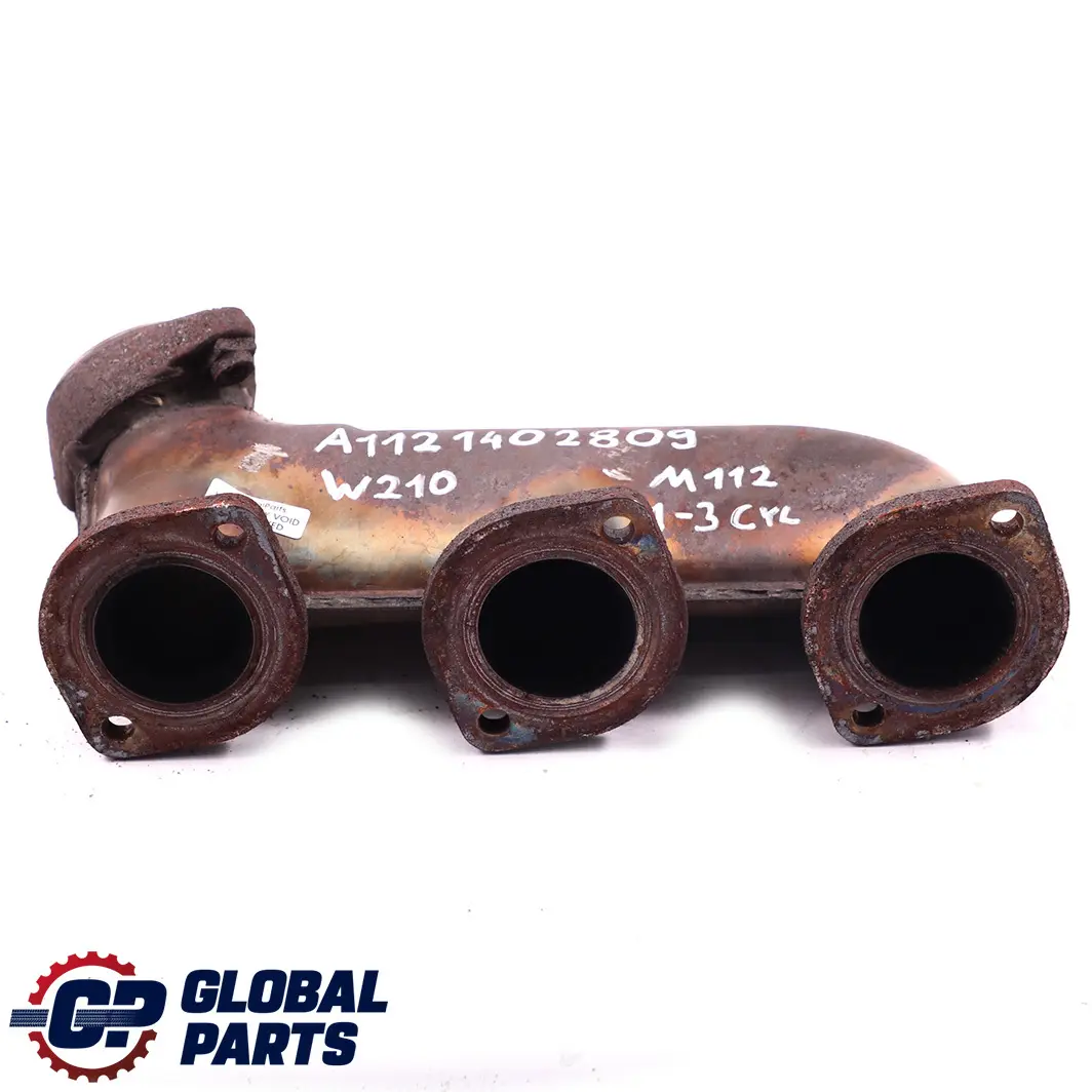 M112 Petrol Exhaust Manifold 1-3 Cyl to Mercedes W210 W220 with Part number A1121402809 Mercedes W210 W220 M112 Petrol Exhaust Manifold 1-3 Cyl - SKU A1121402809 - Part number A1121402809