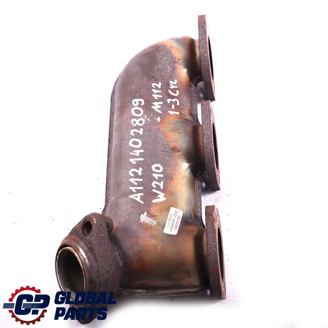  Mercedes-Benz S W210 W220 M112 Benzina Collettore Scarico di 1-3 Cilindri - SKU A1121402809 - Numero di parte A1121402809