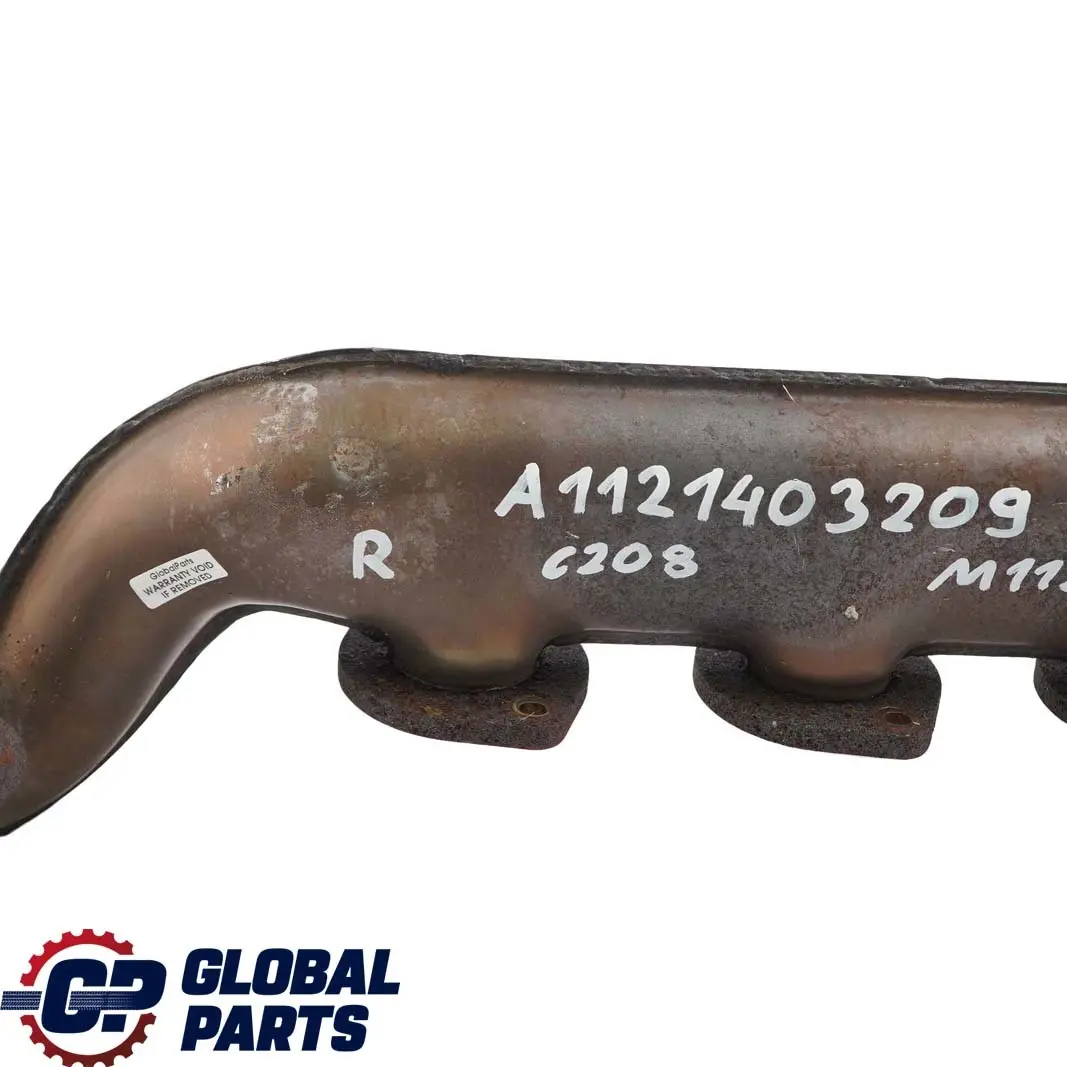  Mercedes-Benz M CLK W163 C208 M112 Benzin Auspuffkrümmer Abgaskrümmer 1-3 Zyl - SKU A1121403209 - Teilenummer A1121403209