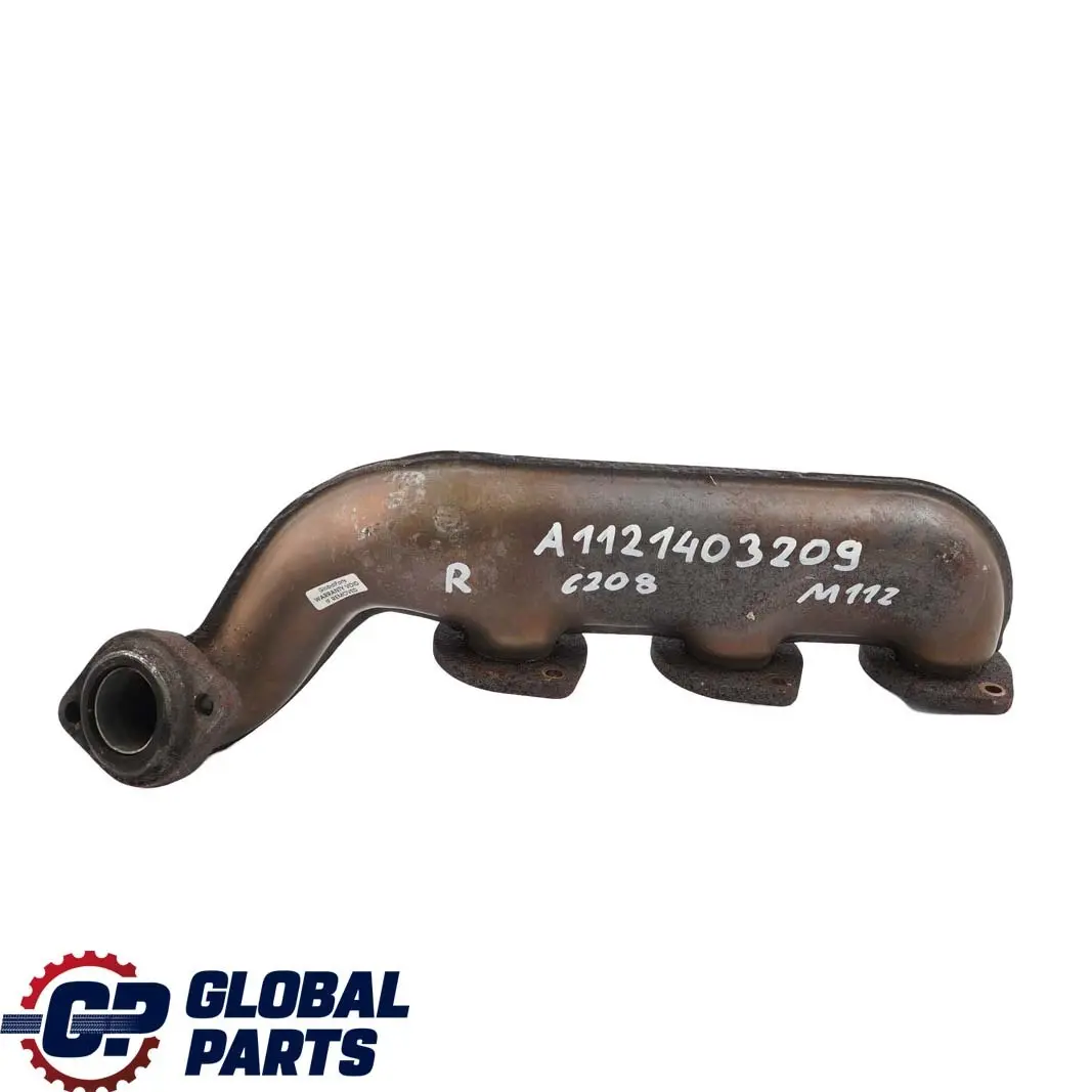 Mercedes-Benz M CLK W163 C208 M112 Petrol Exhaust Manifold 1-3 Cyl to with Part number A1121403209 Mercedes-Benz M CLK W163 C208 M112 Petrol Exhaust Manifold 1-3 Cyl - SKU A1121403209 - Part number A1121403209