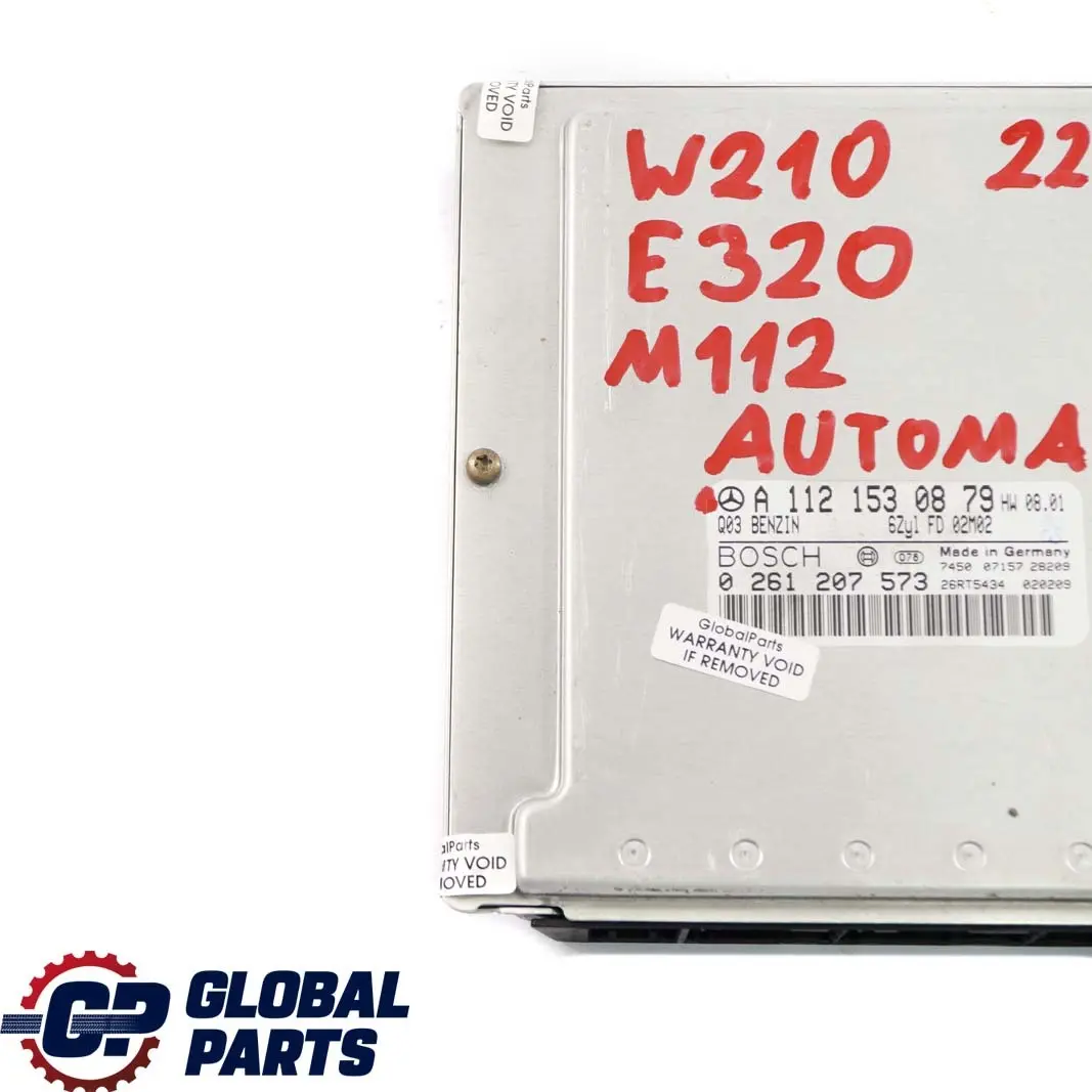  Mercedes-Benz W210 E 320 M112 Petrol Engine Control Unit Module ECU - SKU A1121530879 - Part number A1121530879