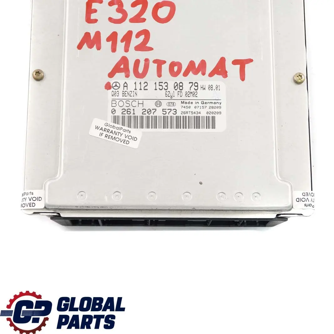 Mercedes-Benz W210 E 320 M112 Petrol Engine Control Unit Module ECU to with Part number A1121530879 Mercedes-Benz W210 E 320 M112 Petrol Engine Control Unit Module ECU - SKU A1121530879 - Part number A1121530879