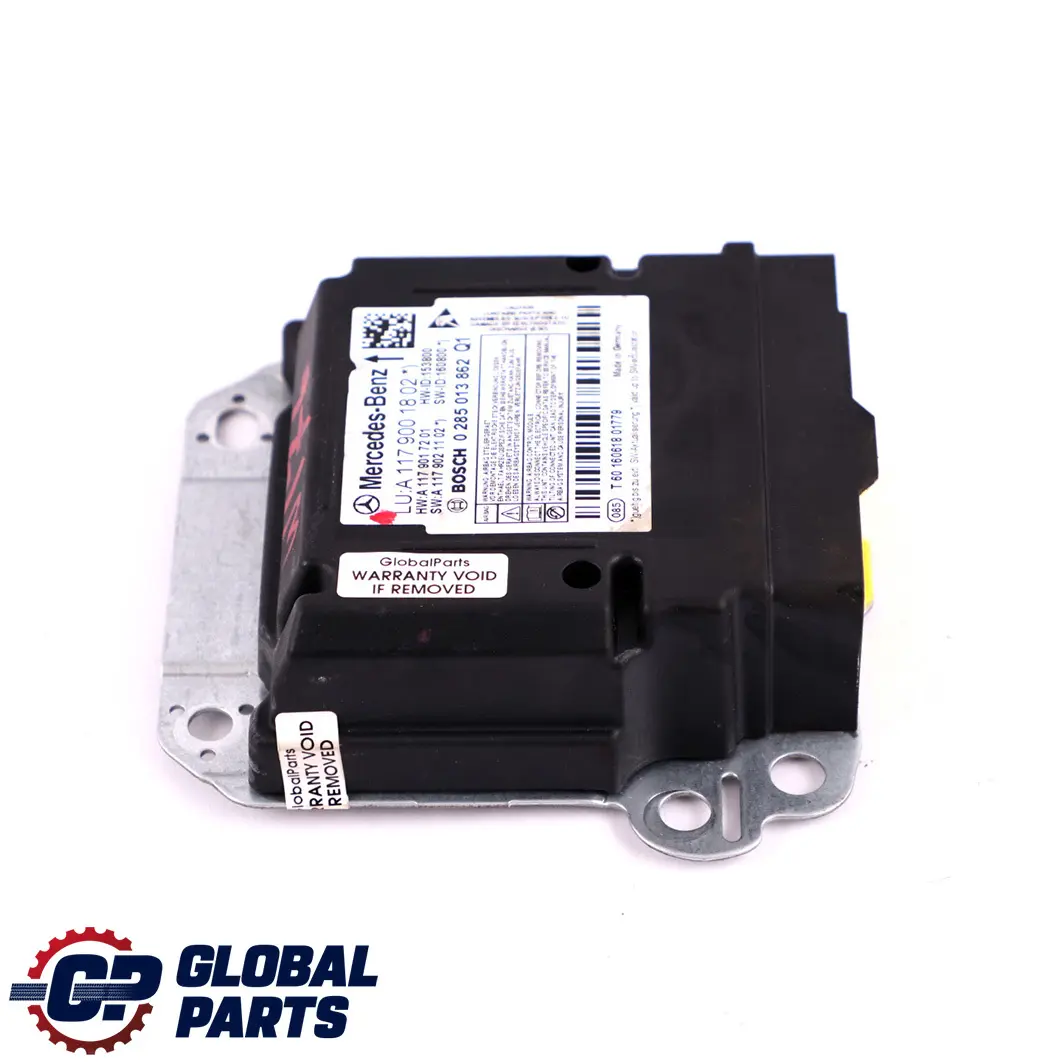Mercedes W176 Air Module Belt Locking System Control Unit Module ECU - SKU A1179001802 - Part number A1179001802