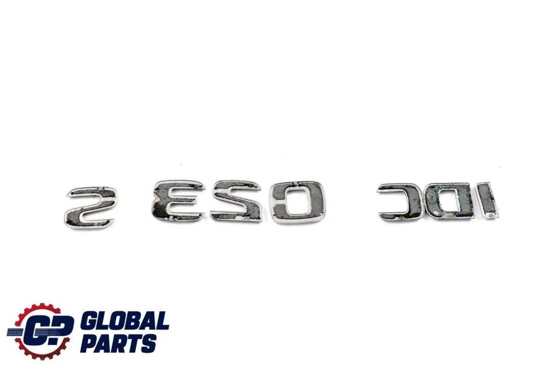 Mercedes W220 Lettrage d'emblème adhésif sur coffre hayon S 320 CDI - SKU A1408173215 - Numéro de pièce A1408173215