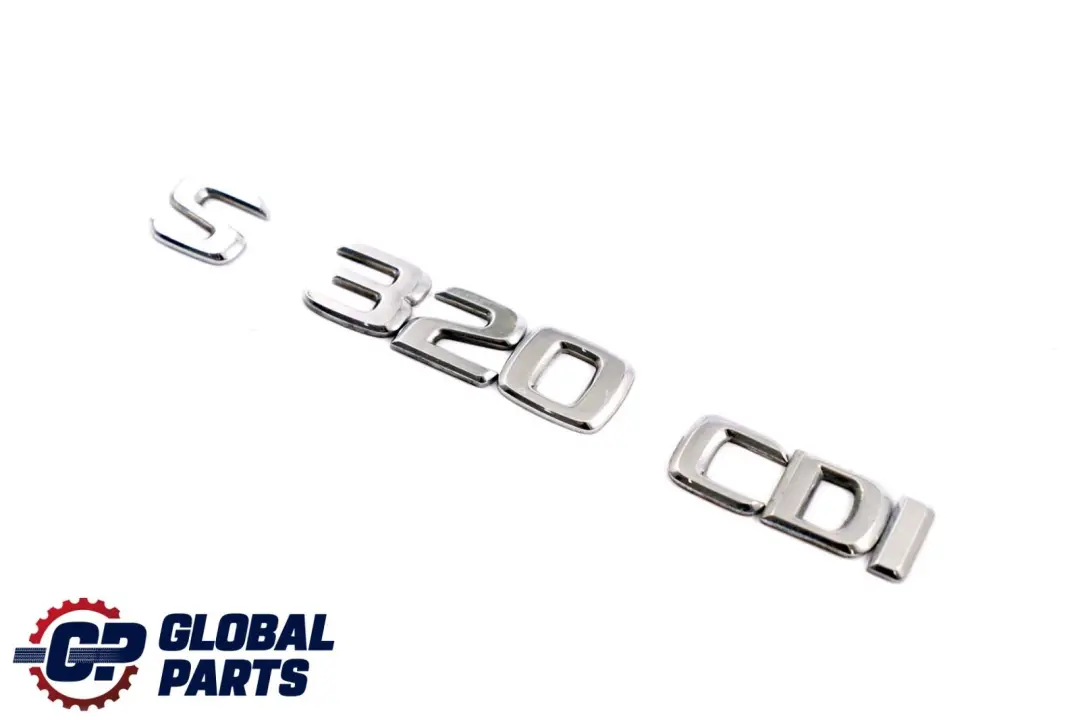 Mercedes W220 Lettrage d'emblème adhésif sur coffre hayon S 320 CDI - SKU A1408173215 - Numéro de pièce A1408173215