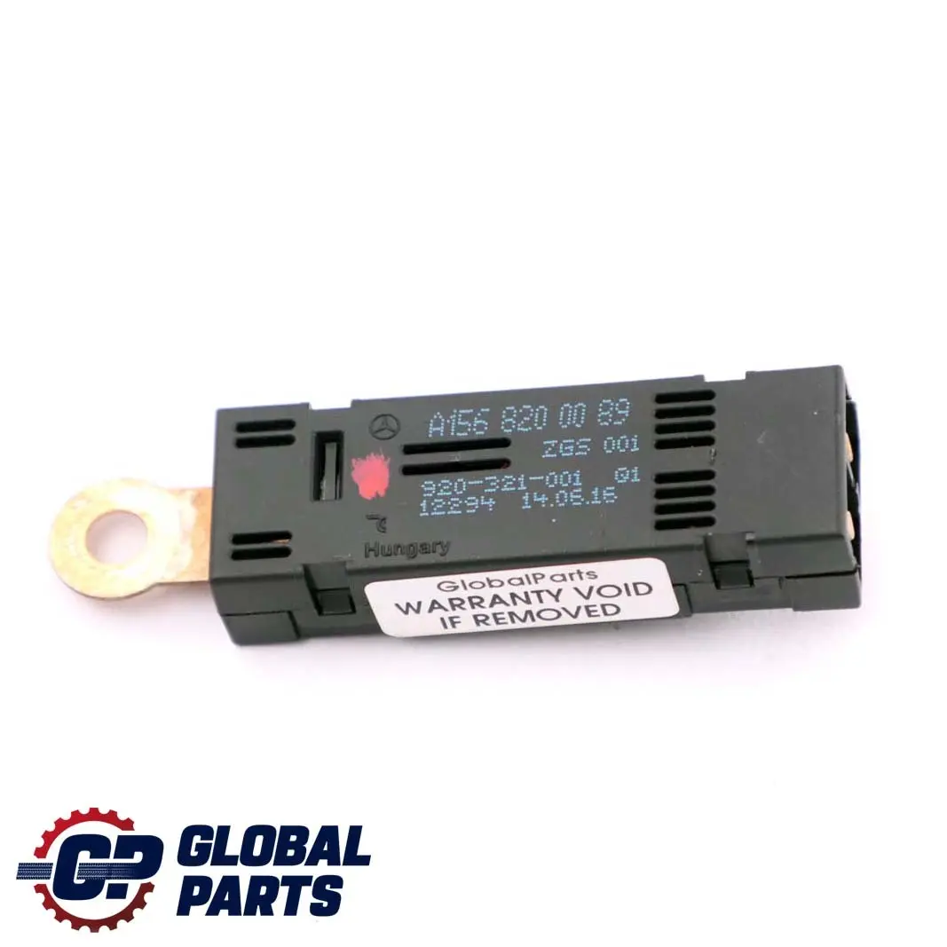 Antena de portón trasero Amplificador para Mercedes W176 W246 con número de pieza A1568200089 Mercedes W176 W246 Antena de portón trasero Amplificador - SKU A1568200089 - Número de pieza A1568200089