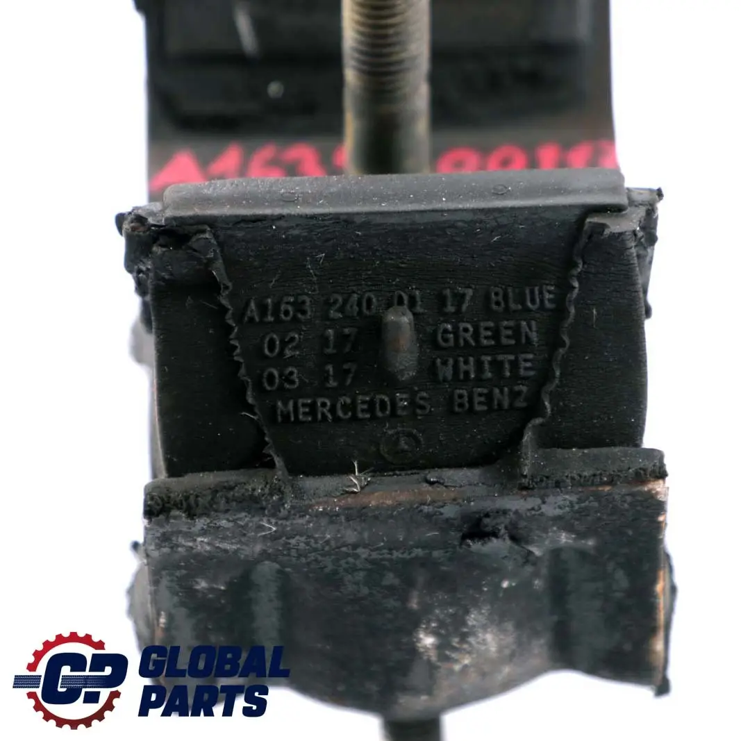 Mercedes-Benz M ML W163 Engine Mounting Bracket Mount Rubber to with Part number A1632400117 Mercedes-Benz M ML W163 Engine Mounting Bracket Mount Rubber - SKU A1632400117 - Part number A1632400117