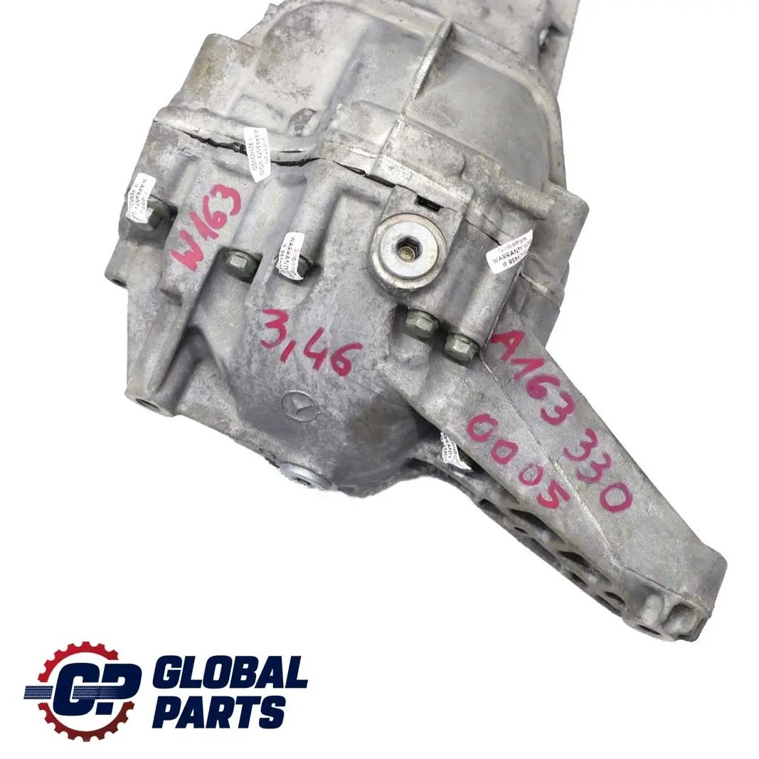 Mercedes ML W163 Front Differential Diff 3,46 Ratio WARRANTY - SKU A1633300005 - Part number A1633300005