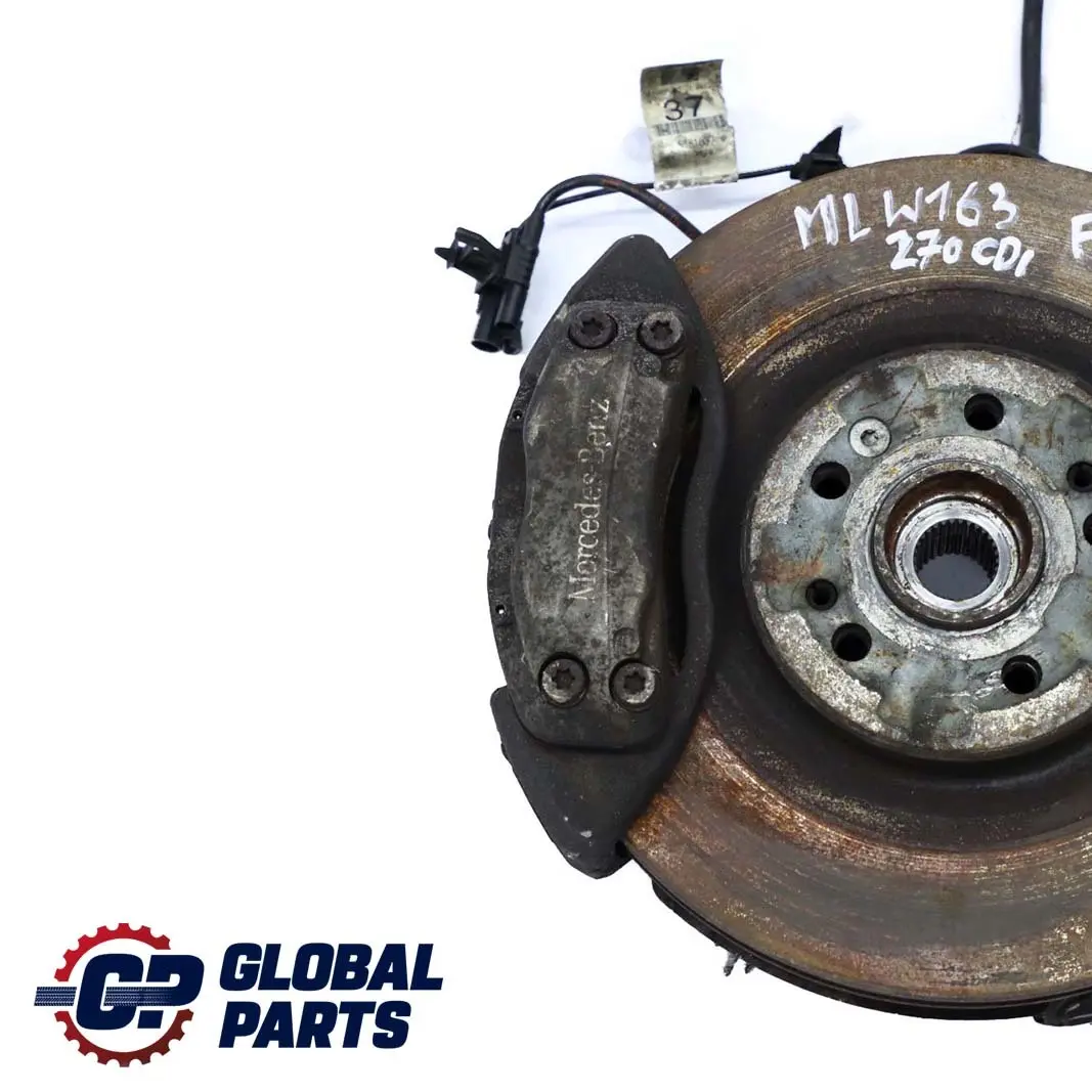  Mercedes-Benz M ML W163 270 CDI Bremssattel Bremsscheibe Radnabe Vorne Links - SKU A1633300420 - Teilenummer A1633300420