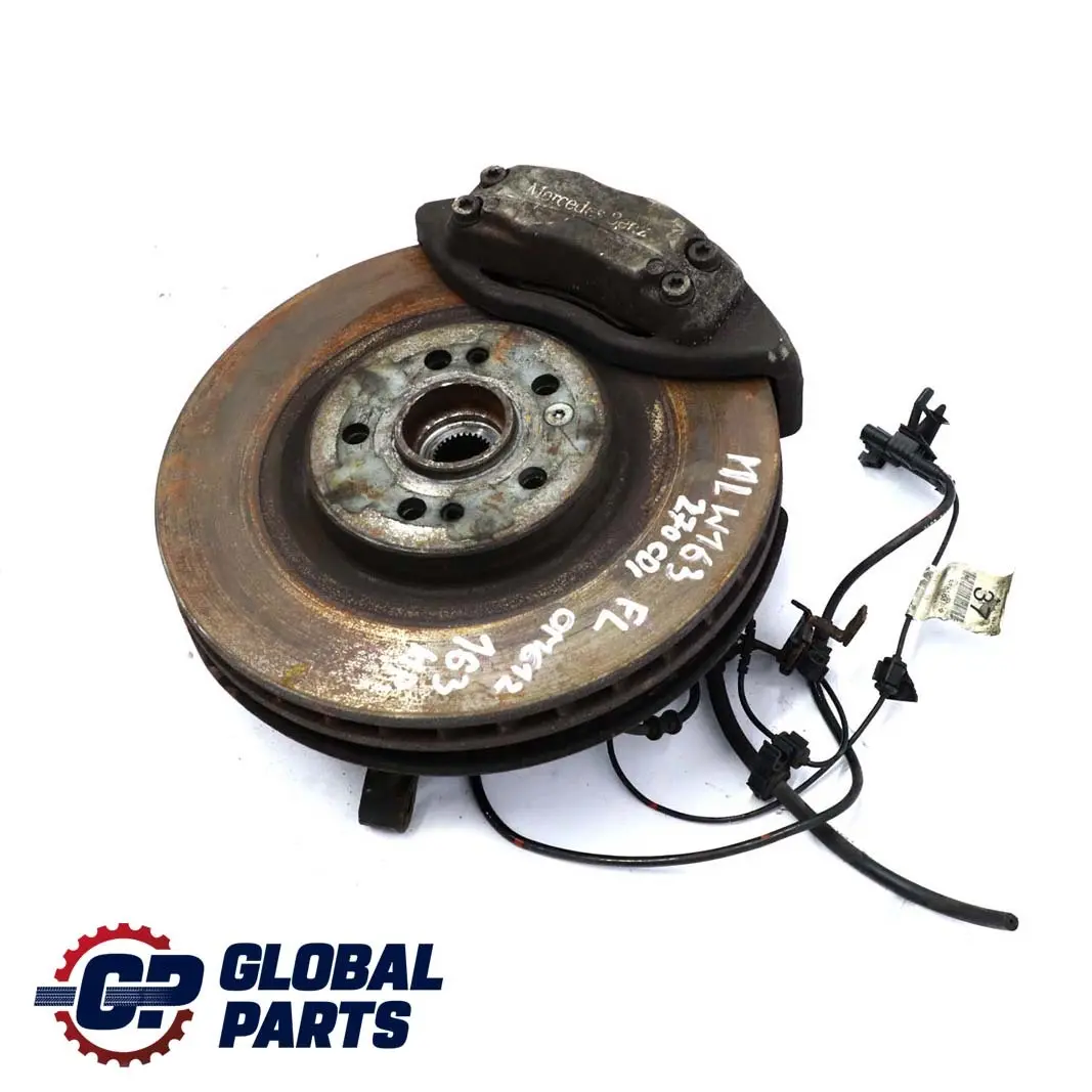  Mercedes-Benz M ML W163 270 CDI Bremssattel Bremsscheibe Radnabe Vorne Links - SKU A1633300420 - Teilenummer A1633300420
