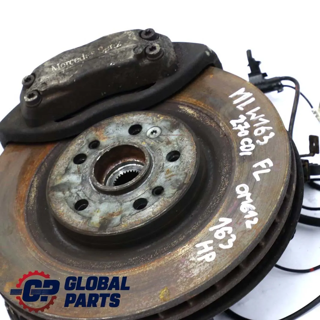  Mercedes-Benz M ML W163 270 CDI Bremssattel Bremsscheibe Radnabe Vorne Links - SKU A1633300420 - Teilenummer A1633300420