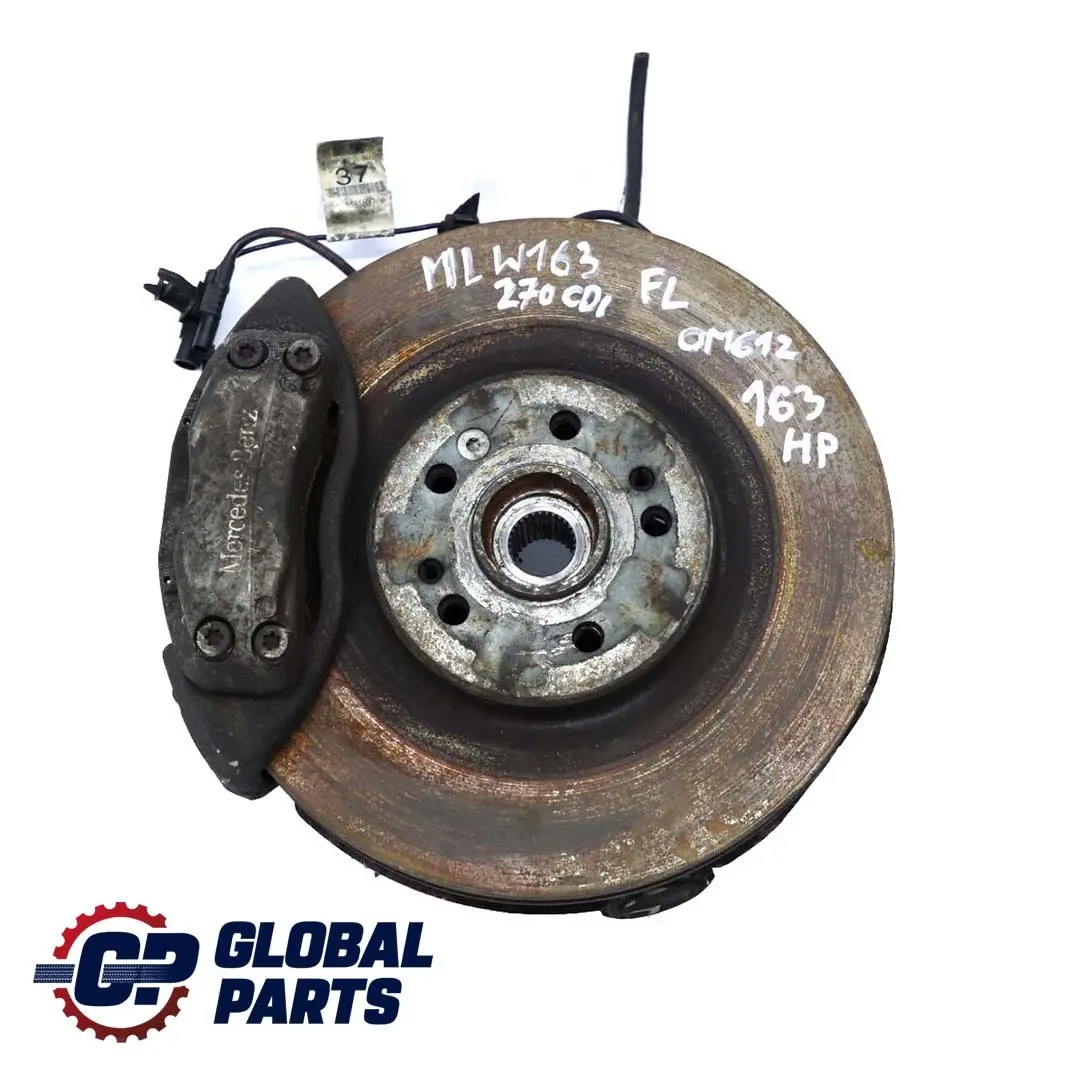 Suspension Delantera Izquierda Buje De Rueda De Freno para Mercedes W163 270 CDI con número de pieza A1633300420 Mercedes W163 270 CDI Suspension Delantera Izquierda Buje De Rueda De Freno - SKU A1633300420 - Número de pieza A1633300420