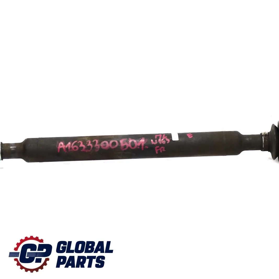 Assale anteriore destro Albero trasmissione uscita per Mercedes ML W163 con numero di parte A1633300501 Mercedes ML W163 Assale anteriore destro Albero trasmissione uscita - SKU A1633300501 - Numero di parte A1633300501