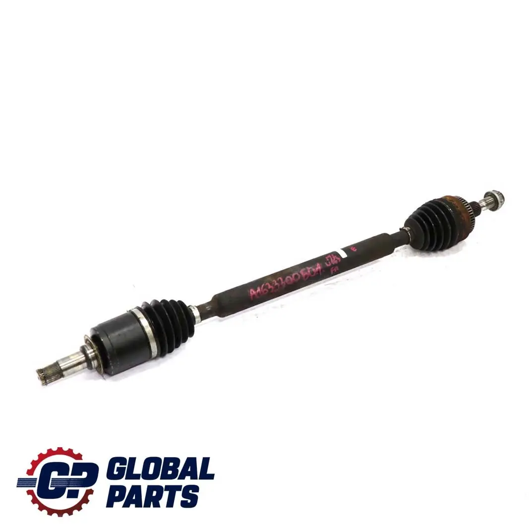 Assale anteriore destro Albero trasmissione uscita per Mercedes ML W163 con numero di parte A1633300501 Mercedes ML W163 Assale anteriore destro Albero trasmissione uscita - SKU A1633300501 - Numero di parte A1633300501