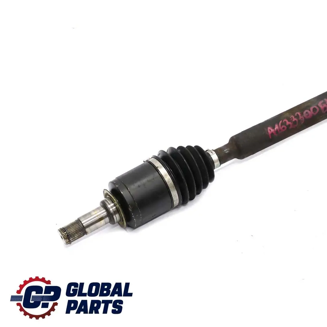 Assale anteriore destro Albero trasmissione uscita per Mercedes ML W163 con numero di parte A1633300501 Mercedes ML W163 Assale anteriore destro Albero trasmissione uscita - SKU A1633300501 - Numero di parte A1633300501