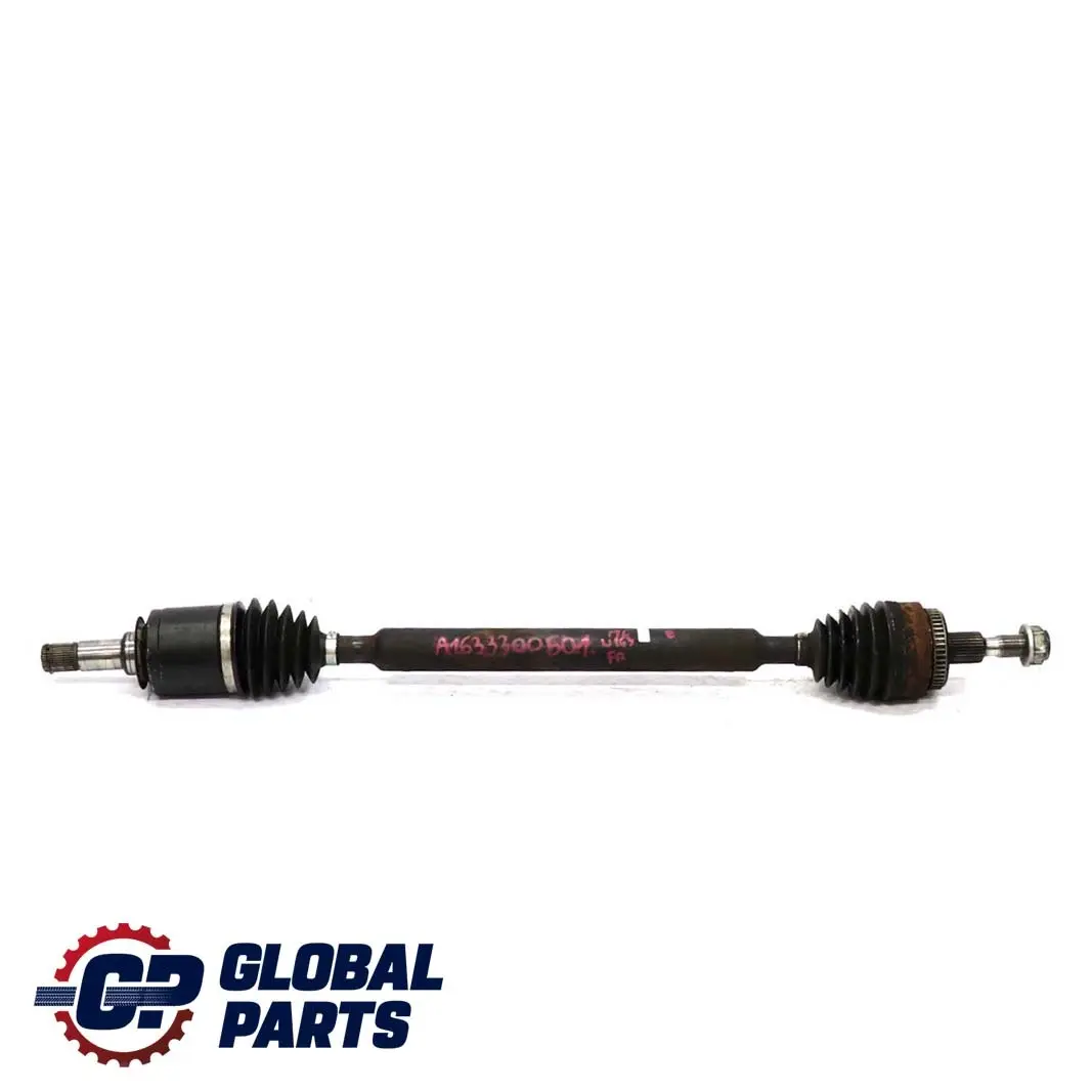 Assale anteriore destro Albero trasmissione uscita per Mercedes ML W163 con numero di parte A1633300501 Mercedes ML W163 Assale anteriore destro Albero trasmissione uscita - SKU A1633300501 - Numero di parte A1633300501
