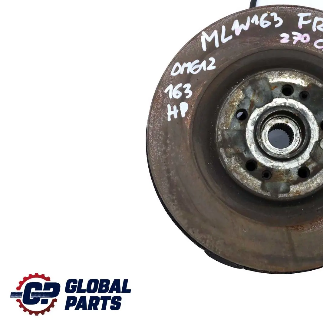 Mercedes-benz M ML W163 270 CDI Selle de Freinage Disque Frein Hub avant Droit pour à propos du numéro de pièce A1633300520 Mercedes-benz M ML W163 270 CDI Selle de Freinage Disque Frein Hub avant Droit - SKU A1633300520 - Numéro de pièce A1633300520