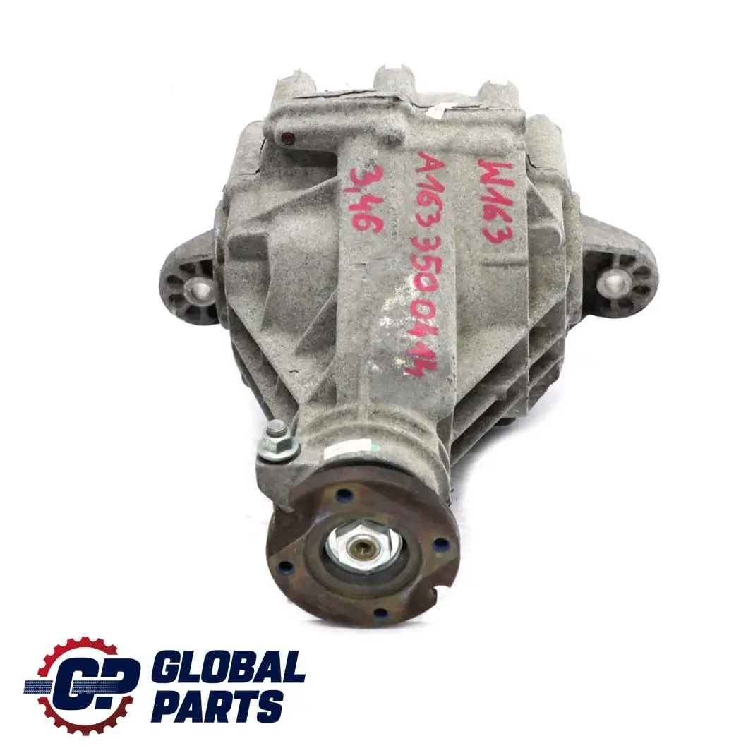 Mercedes-Benz ML W163 Diferencial trasero 3,46 Ratio GARANTIA para con número de pieza A1633500414 Mercedes-Benz ML W163 Diferencial trasero 3,46 Ratio GARANTIA - SKU A1633500414 - Número de pieza A1633500414