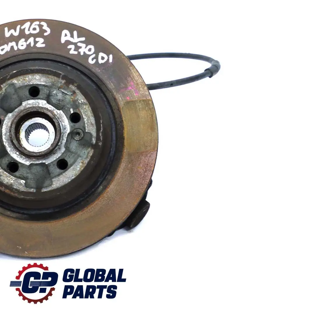  Mercedes-Benz M-Class ML W163 270 CDI Rear Left N/S Suspension Brake Wheel Hub - SKU A1633500508 - Part number A1633500508