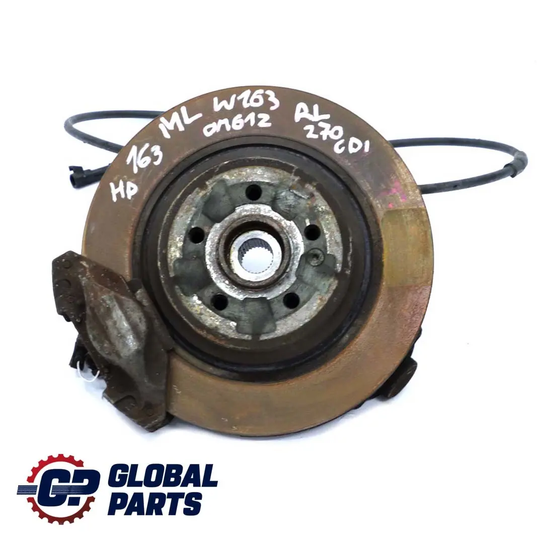 Mercedes-Benz M ML W163 270 CDI Bremssattel Bremsscheibe Radnabe Hinten Links für mit Teilenummer A1633500508 Mercedes-Benz M ML W163 270 CDI Bremssattel Bremsscheibe Radnabe Hinten Links - SKU A1633500508 - Teilenummer A1633500508