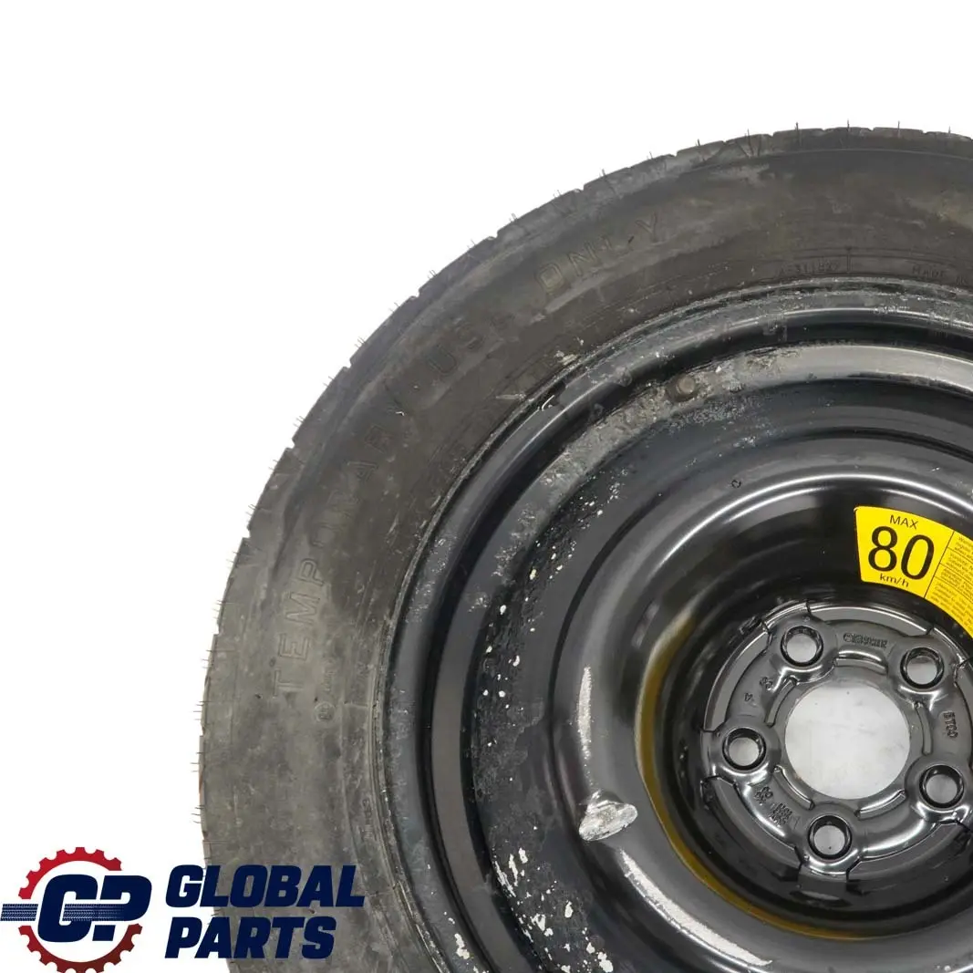 Mercedes W163 Dunlop Ruota scorta in acciaio Pneumatico R18 155/90 - SKU A1634011102 - Numero di parte A2044000302
